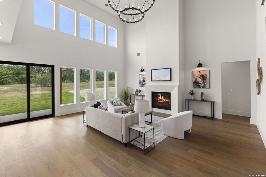 Furnished interior view inside a new home in , Bulverde (Image 41).