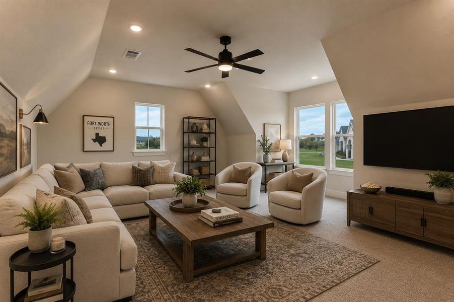 Virtual Bonus Bedroom or Flex Room Upstairs Virtual Bonus Bedroom or Flex Room Upstairs