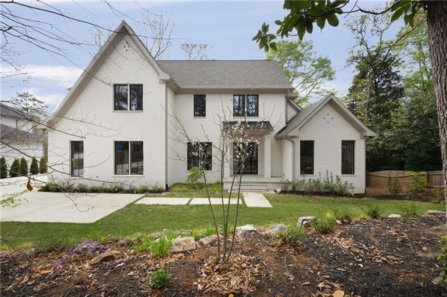 Front exterior of a new home in , Atlanta, GA, highlighting curb appeal (Image 2). Front exterior of a new home in , Atlanta, GA, highlighting curb appeal (Image 2).