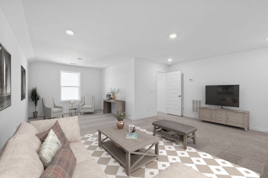 Virtually Staged Photo of Actual Home*