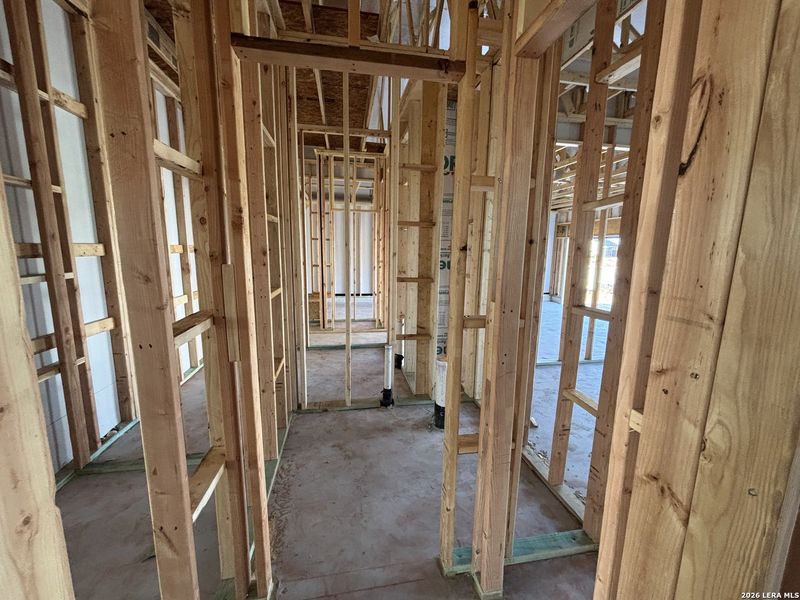 In-progress construction of a new home in The Heritage at Saddlebrook Ranch 70's, Schertz, TX (Image 21).