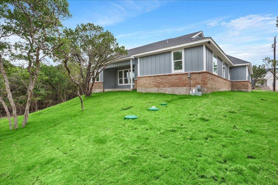 Exterior details and patio area of a home in , Temple (Image 4). Exterior details and patio area of a home in , Temple (Image 4).