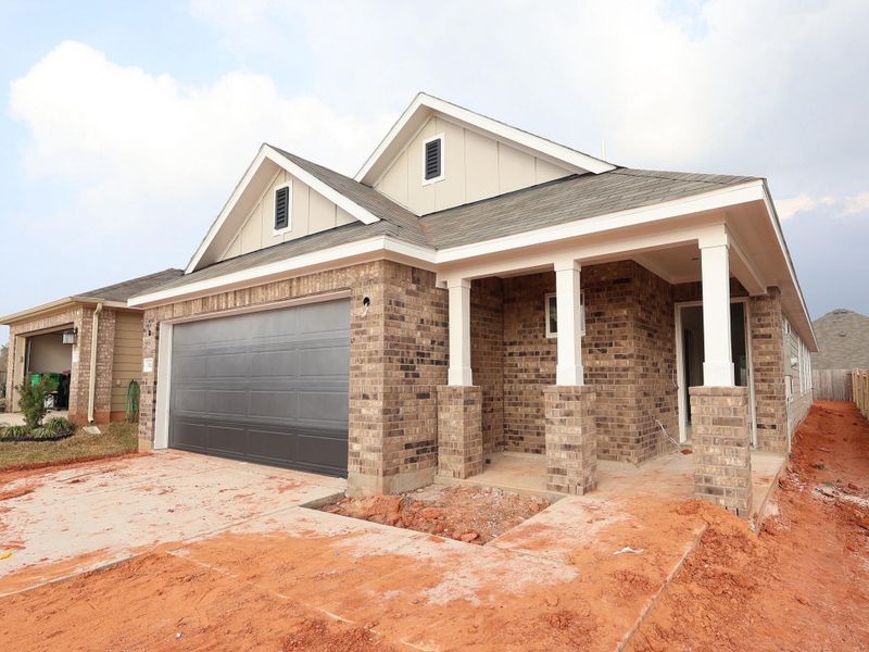 In-progress construction of a new home in Lone Star Landing, Montgomery, TX (Image 12).