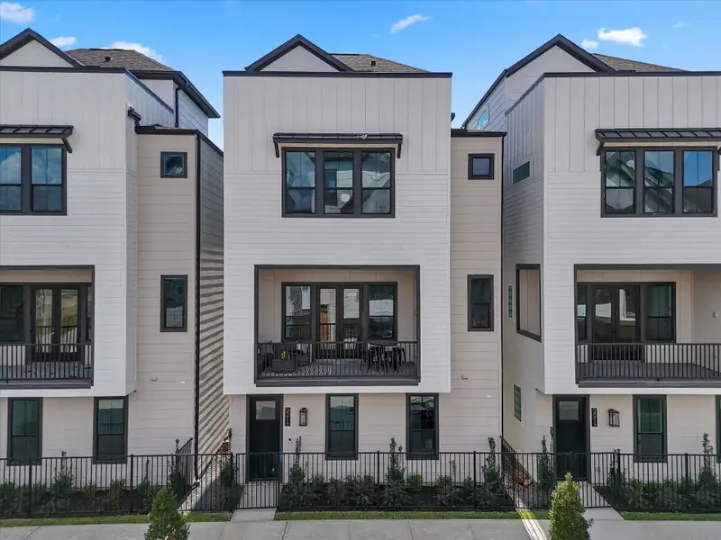 Exterior details and patio area of a home in , Houston (Image 2). Exterior details and patio area of a home in , Houston (Image 2).
