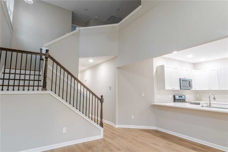 Spacious, unfurnished interior of a new home in , Stockbridge (Image 9). Spacious, unfurnished interior of a new home in , Stockbridge (Image 9).