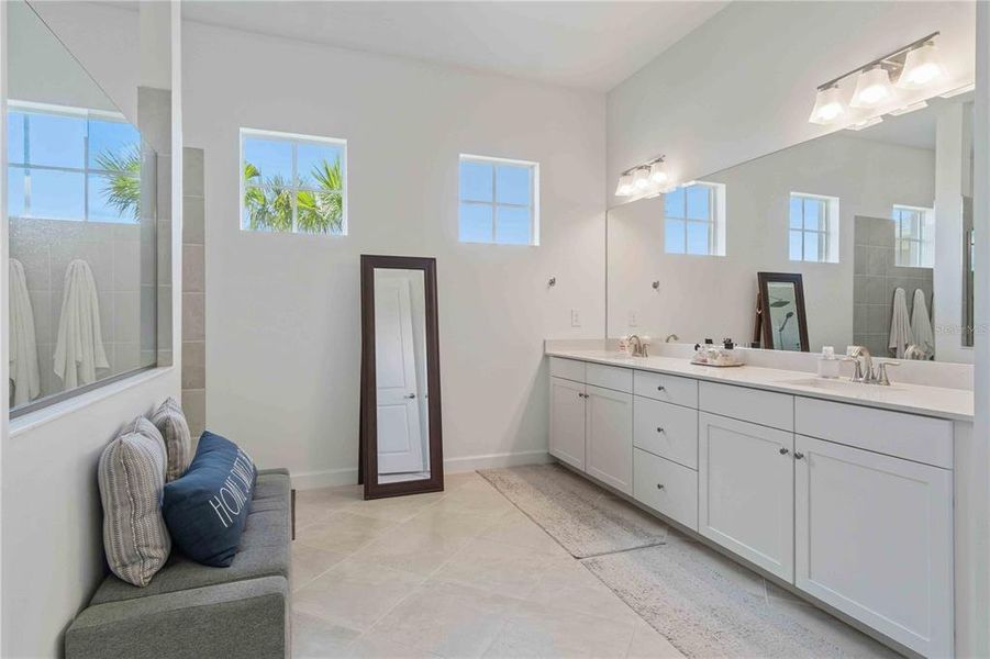 Furnished interior view inside a new home in , Port Charlotte (Image 50). Furnished interior view inside a new home in , Port Charlotte (Image 50).