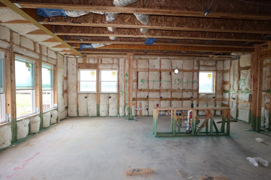 In-progress construction of a new home in Easthaven at Bridgeland Central - Vision Collection, Cypress, TX (Image 9).