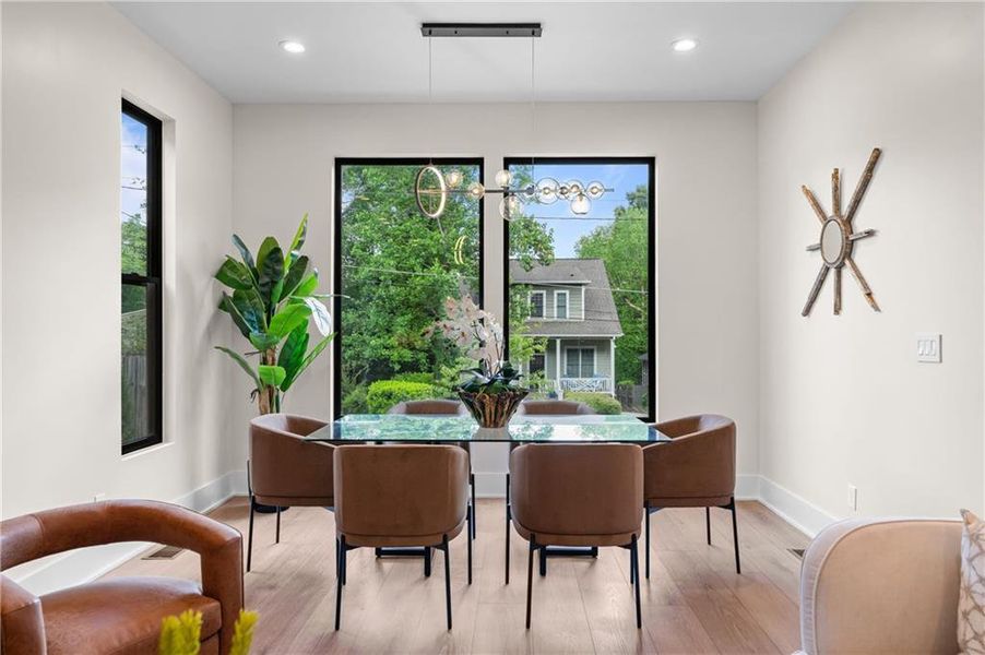 Furnished interior view inside a new home in , Atlanta (Image 9).
