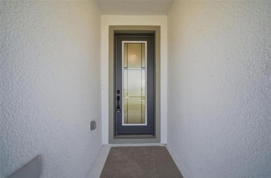 Exterior details and patio area of a home in Fieldstone, Plant City (Image 32).
