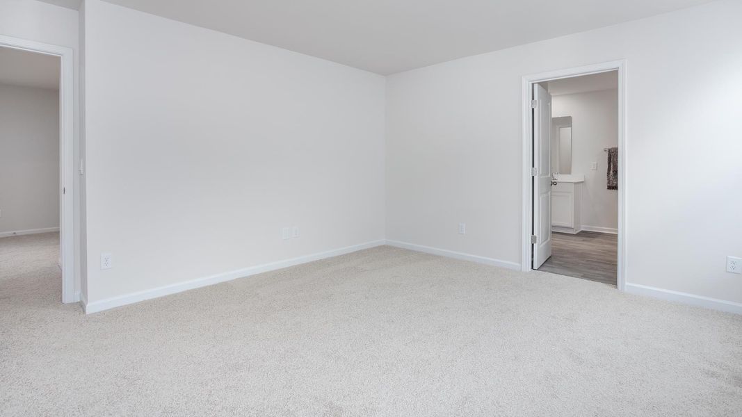 Representative unfurnished interior of a home built from the Elston by D.R. Horton in Chandler Pointe, Rural Hall (Image 21).
