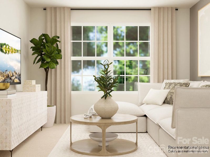 Furnished interior view inside a new home in Shannon Woods, Maiden (Image 9).