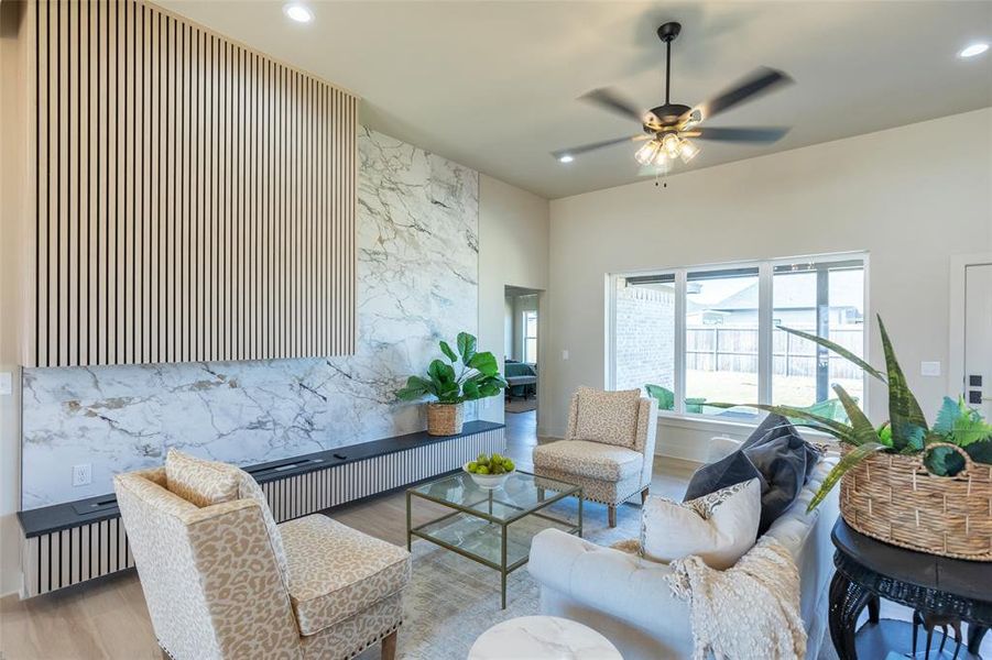 Furnished interior view inside a new home in , Abilene (Image 11).