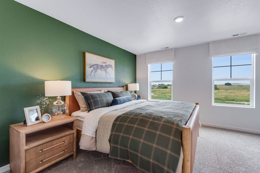 Representative furnished interior of a home built from the MURIFIELD by D.R. Horton in Vista Meadows, Fort Lupton (Image 14).