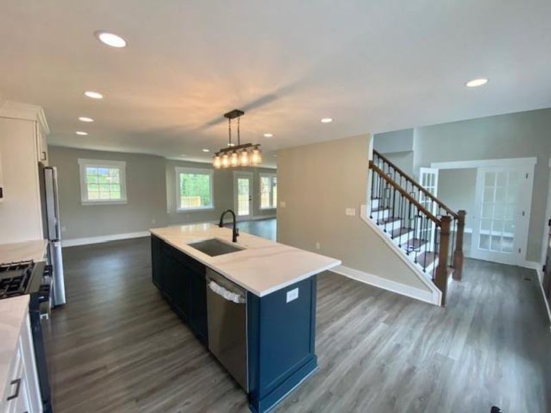 Furnished interior view inside a new home in , Kennesaw (Image 9).