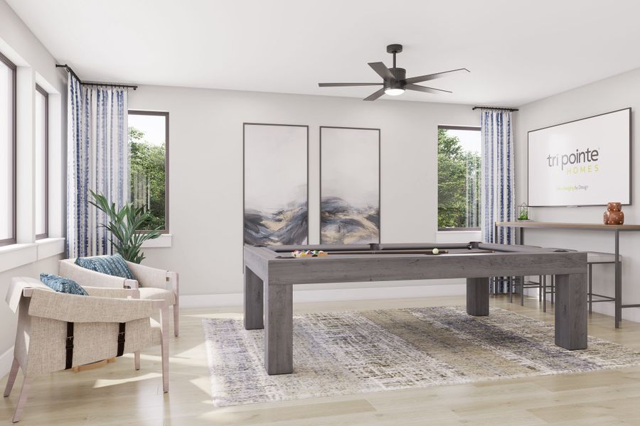 Representative furnished interior of a home built from the Woodbridge by Tri Pointe Homes in Legacy Grove, Montgomery (Image 17). Representative furnished interior of a home built from the Woodbridge by Tri Pointe Homes in Legacy Grove, Montgomery (Image 17).