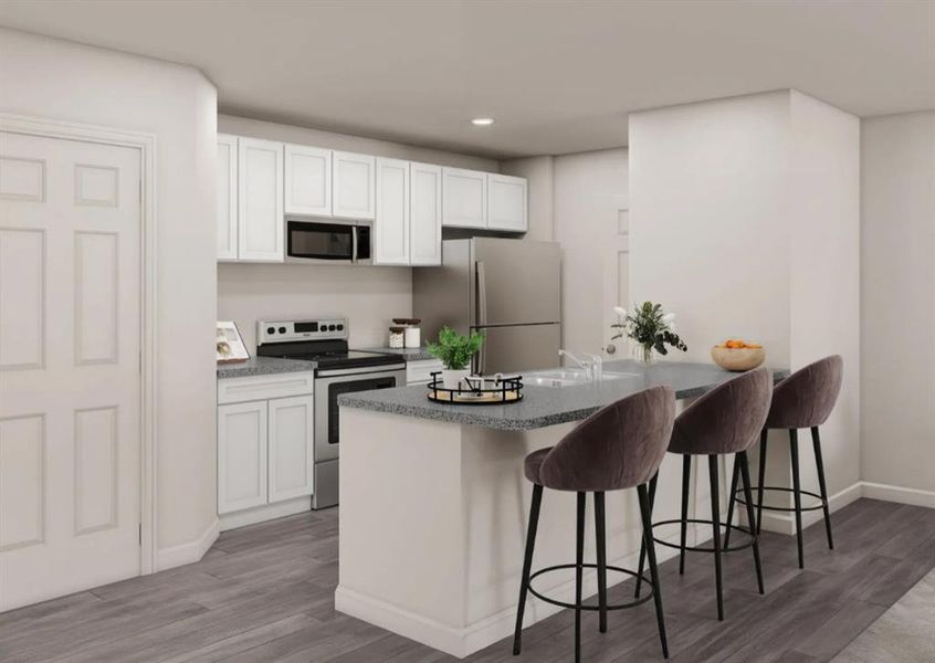 Furnished interior view inside a new home in Callahan Bayou, Clyde (Image 4).