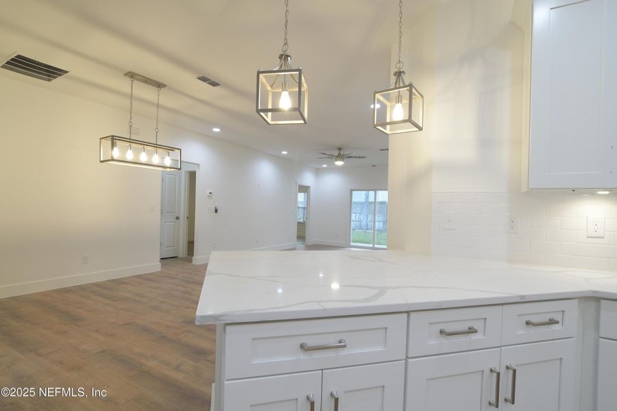 Furnished interior view inside a new home in , Jacksonville (Image 5). Furnished interior view inside a new home in , Jacksonville (Image 5).