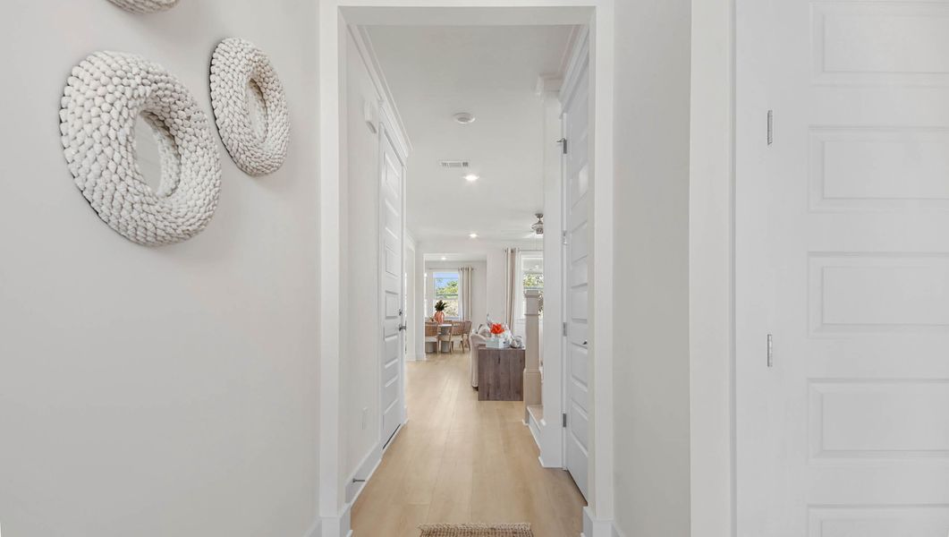 Furnished interior view inside a new home in Parkside, Santa Rosa Beach (Image 7). Furnished interior view inside a new home in Parkside, Santa Rosa Beach (Image 7).