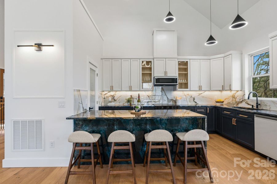 Furnished interior view inside a new home in , Asheville (Image 5).