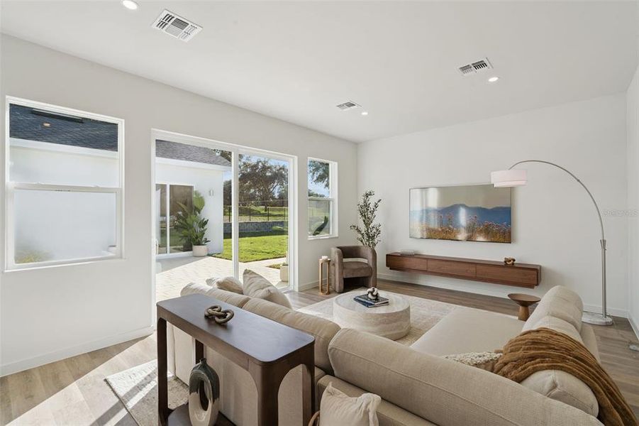 Furnished interior view inside a new home in , Lady Lake (Image 6). Furnished interior view inside a new home in , Lady Lake (Image 6).