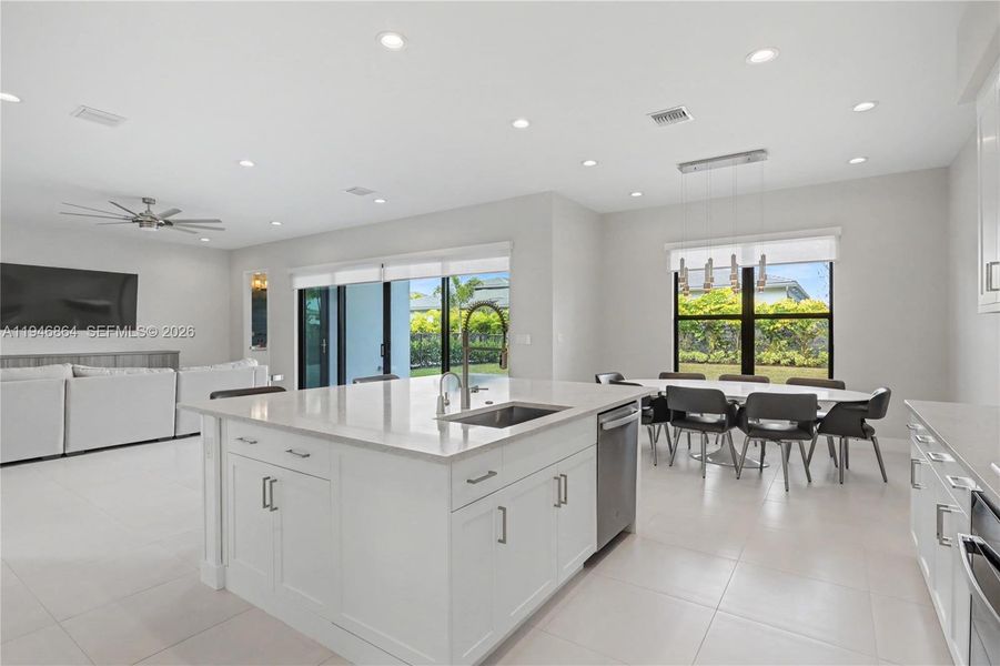 Furnished interior view inside a new home in , Boca Raton (Image 32).