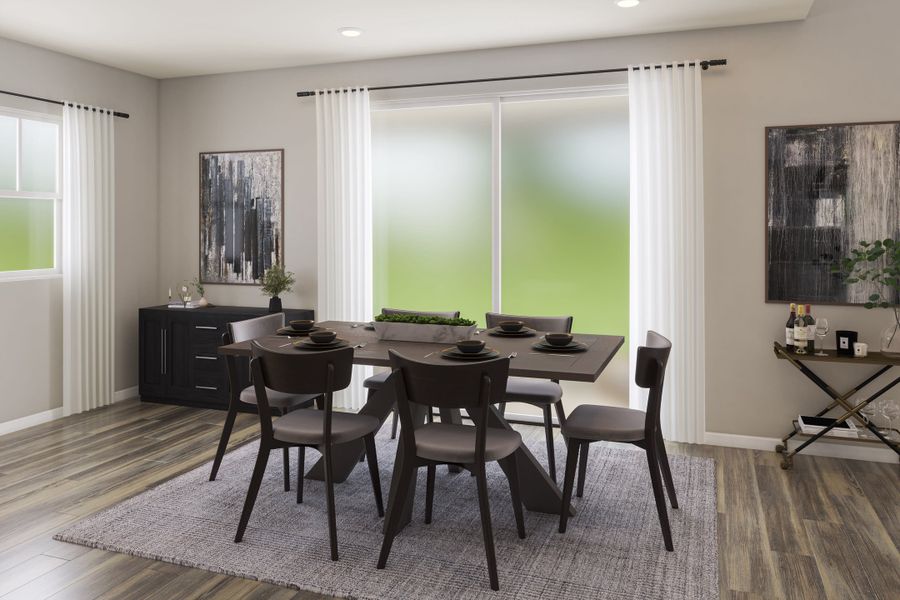 Representative furnished interior of a home built from the 5014 by Tri Pointe Homes in The Aurora Highlands, Aurora (Image 10).