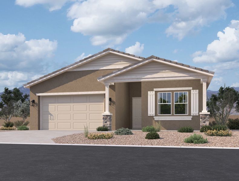 Exterior elevation rendering Exterior elevation rendering
