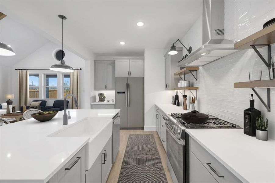 Furnished interior view inside a new home in Timberbrook, Justin (Image 10).