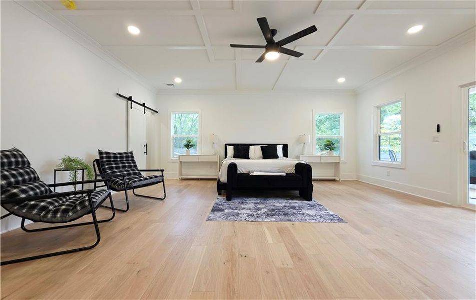 Furnished interior view inside a new home in , Atlanta (Image 16).