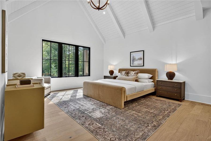 Furnished interior view inside a new home in , Milton (Image 12).