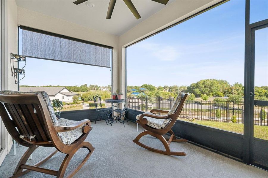 Exterior details and patio area of a home in , Davenport (Image 22).