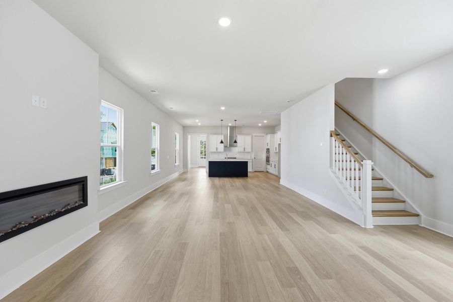 Spacious, unfurnished interior of a new home in Indigo Grove Single Family Homes, Johns Island (Image 31).