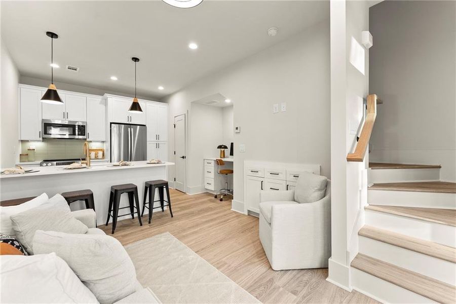 Furnished interior view inside a new home in , Gainesville (Image 6). Furnished interior view inside a new home in , Gainesville (Image 6).