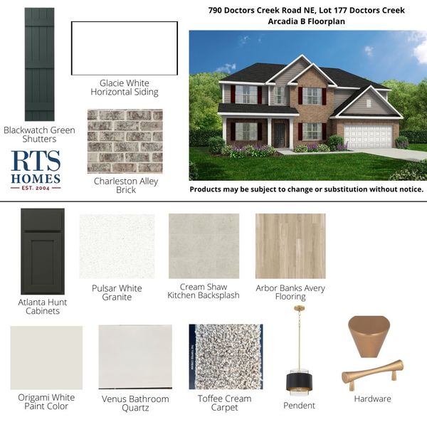 2D floor plan layout of this home in Doctor's Creek, Ludowici, GA (Image 4).