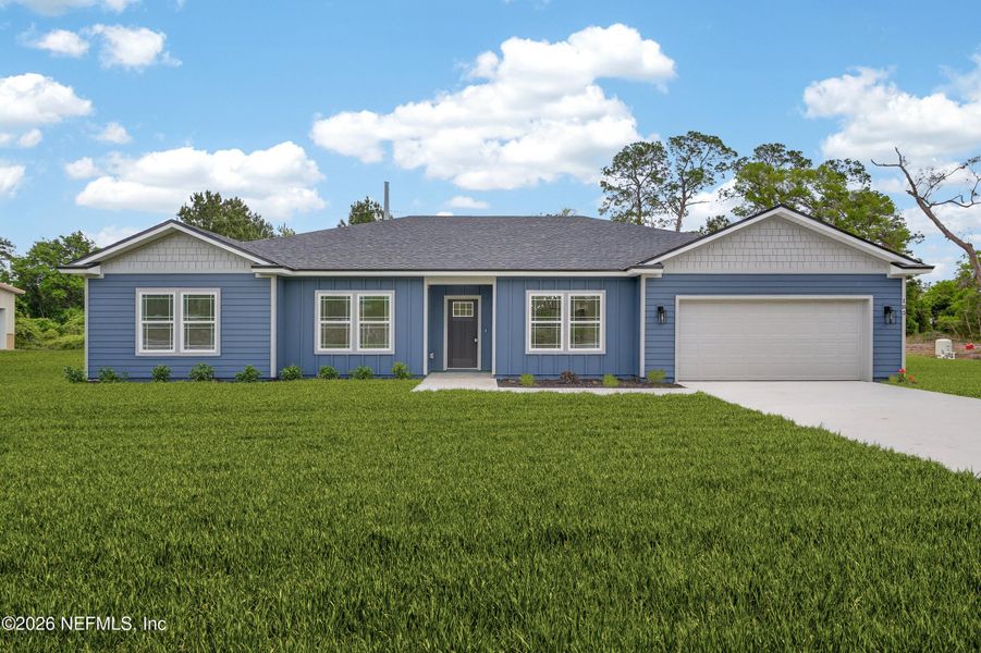 Front exterior of a new home in , Palatka, FL, highlighting curb appeal (Image 16). Front exterior of a new home in , Palatka, FL, highlighting curb appeal (Image 16).