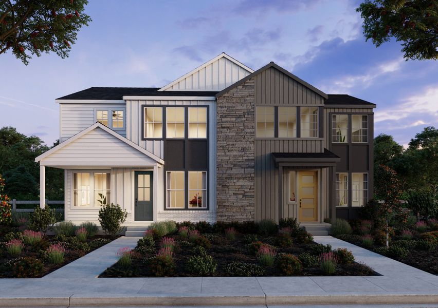Representative exterior photo of a completed home built from the 3 by Trumark Homes in Trumark Homes at Sterling Ranch, Littleton, CO (Image 25).