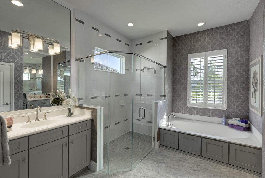 Furnished interior view inside a new home in Grand Palm, Venice (Image 19).