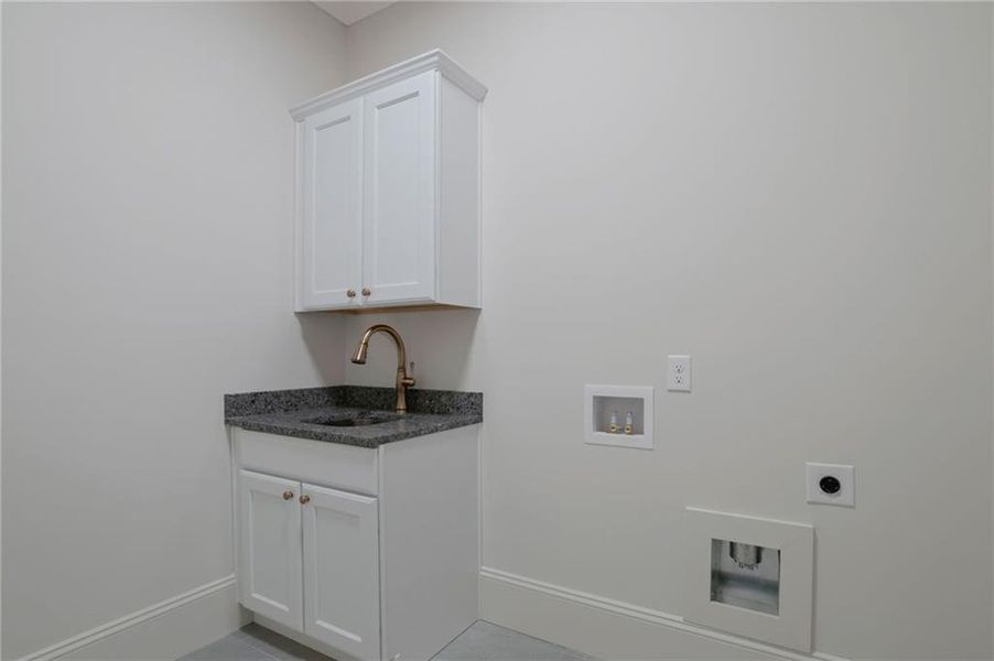 Furnished interior view inside a new home in , Statham (Image 16).