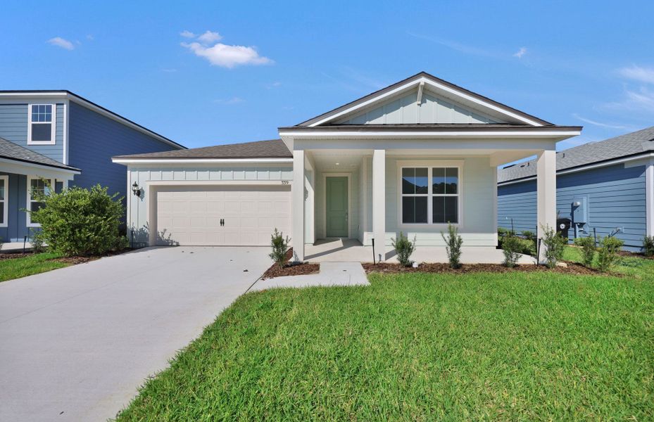 Exterior details and patio area of a home in Hyland Trail, Green Cove Springs (Image 3). Exterior details and patio area of a home in Hyland Trail, Green Cove Springs (Image 3).