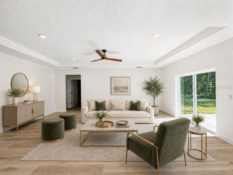 Furnished interior view inside a new home in , Summerfield (Image 11).