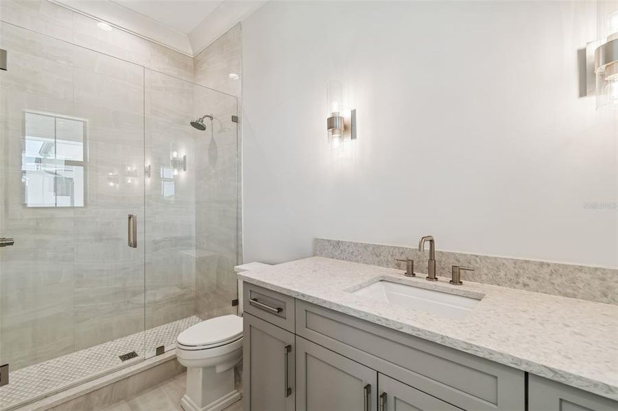 Furnished interior view inside a new home in , Tampa (Image 45).