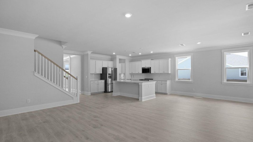 Spacious, unfurnished interior of a new home in Sheep Island, Summerville (Image 26). Spacious, unfurnished interior of a new home in Sheep Island, Summerville (Image 26).