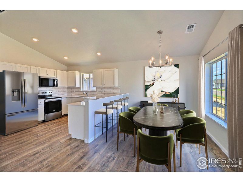 Furnished interior view inside a new home in , Evans (Image 7).