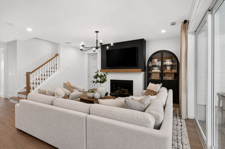 Representative furnished interior of a home built from the Wynfield by Pulte Homes in Bleckley Station, Ball Ground (Image 36).