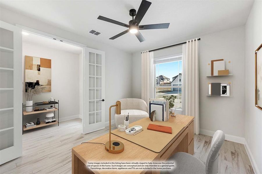 Furnished interior view inside a new home in Devonshire, Forney (Image 16). Furnished interior view inside a new home in Devonshire, Forney (Image 16).