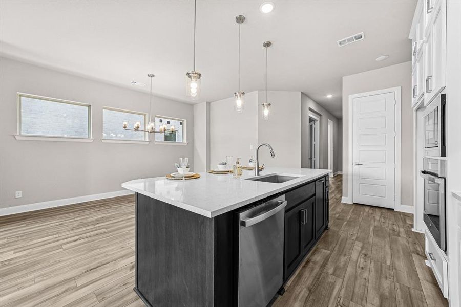 Furnished interior view inside a new home in Sandbrock Ranch, Aubrey (Image 12).