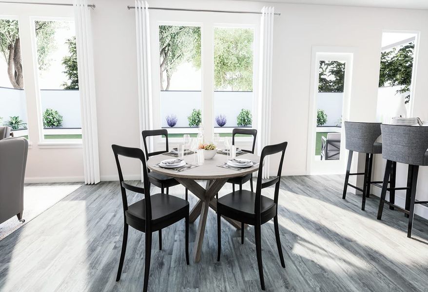 Representative furnished interior of a home built from the Ivy by Tri Pointe Homes in View at the Reserve, Mansfield (Image 12).