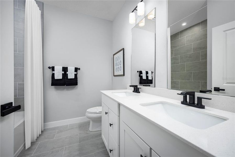Furnished interior view inside a new home in The Palms at Venetian Bay, New Smyrna Beach (Image 11).