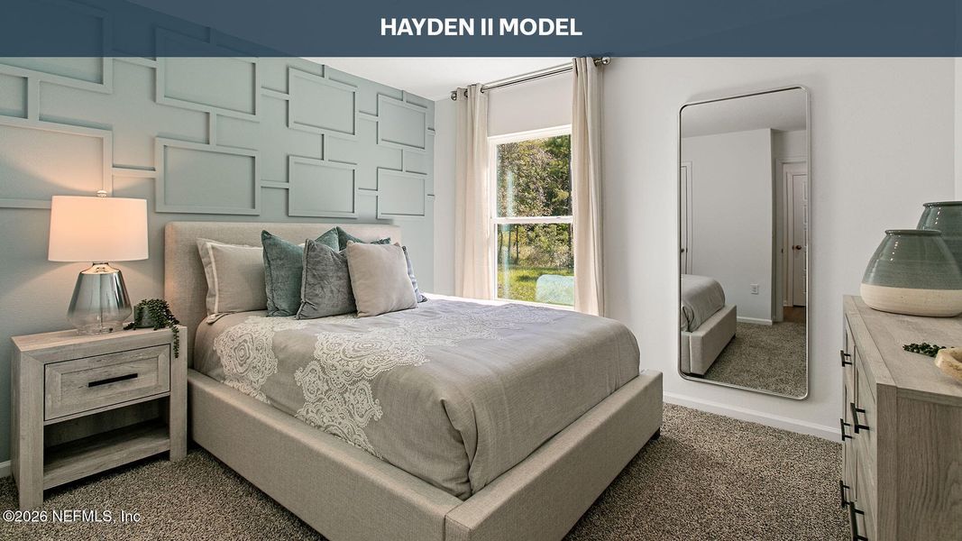 Furnished interior view inside a new home in Sawmill Branch, Palm Coast (Image 13).