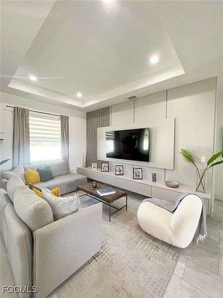 Furnished interior view inside a new home in , Port Charlotte (Image 23). Furnished interior view inside a new home in , Port Charlotte (Image 23).